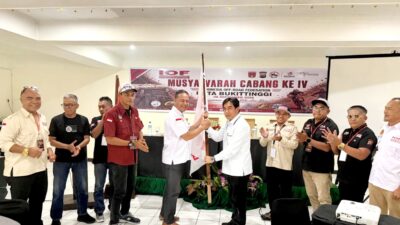 Zulhamdi Nova Chandra Dtk Nagari Labiah Terpilih Sebagai Ketua IOF Pengcab Kota Bukittinggi Periode 2026-2030