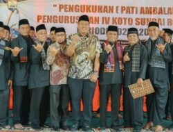 Pengurus KAN IV Koto Sungai Rotan Dikukuhkan : Adat Pariaman Diuji Zaman, Yota Balad Pasang Badan
