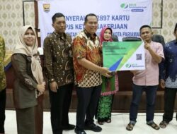 Pemko Pariaman Berikan Perlindungan BPJS Ketenagakerjaan kepada Pekerja Rentan