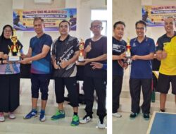 Rektor UIN Mahmud Yunus Batusangkar Apresiasi Gerakan PTM. Cindua Mato Dalam Mengembangkan Olahraga Tenis Meja