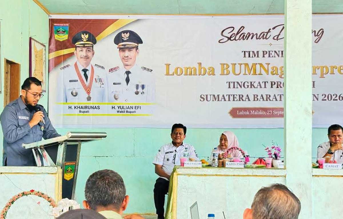 BUMNag Madani Lubuk Malako Dinilai Tim Provinsi Sumbar