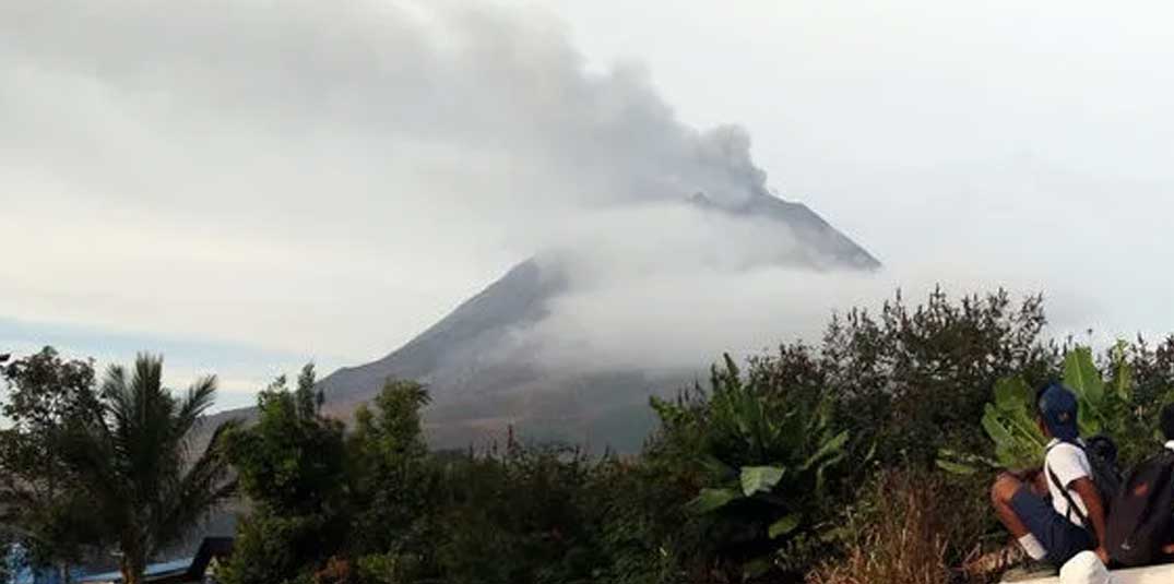 Gunung Sinabung kembali erupsi