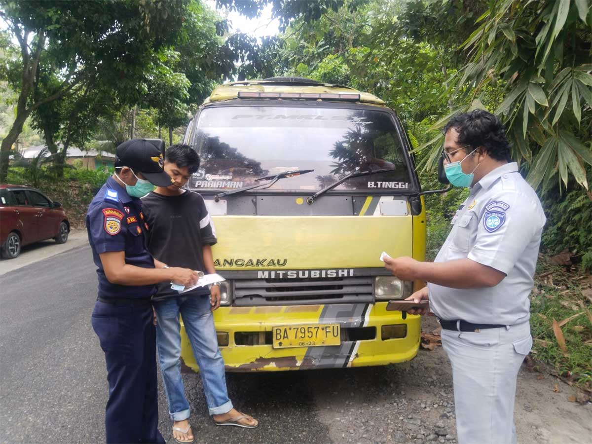 Jasa Raharja Sumbar Bersama Tim Pembina Samsat Gelar Operasi Gabungan di Padang Pariaman