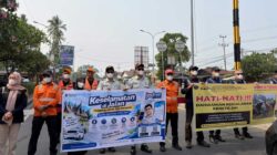 Jasa Raharja Sumbar Bersama Stakeholder Edukasi Keselamatan di Perlintasan Sebidang Koto Tangah