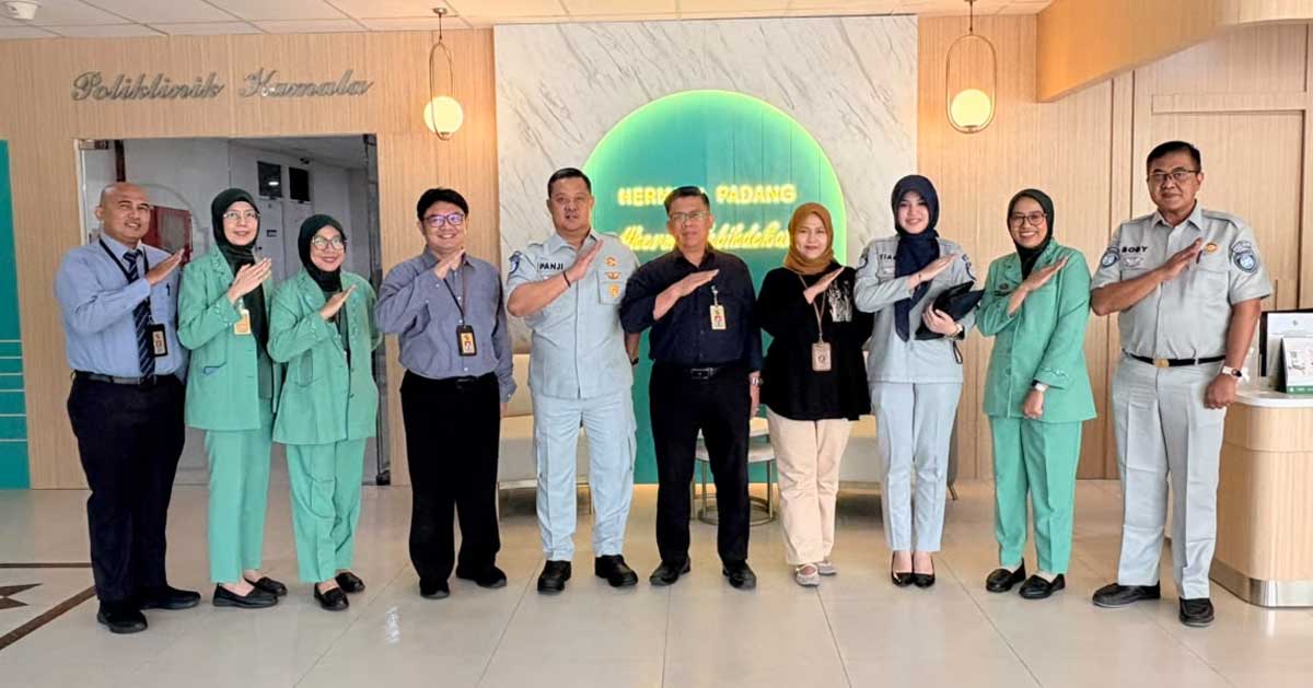 Jasa Raharja Sumbar Jalin Silaturahmi dengan Direksi RS Hermina Padang dan RS Yos Sudarso
