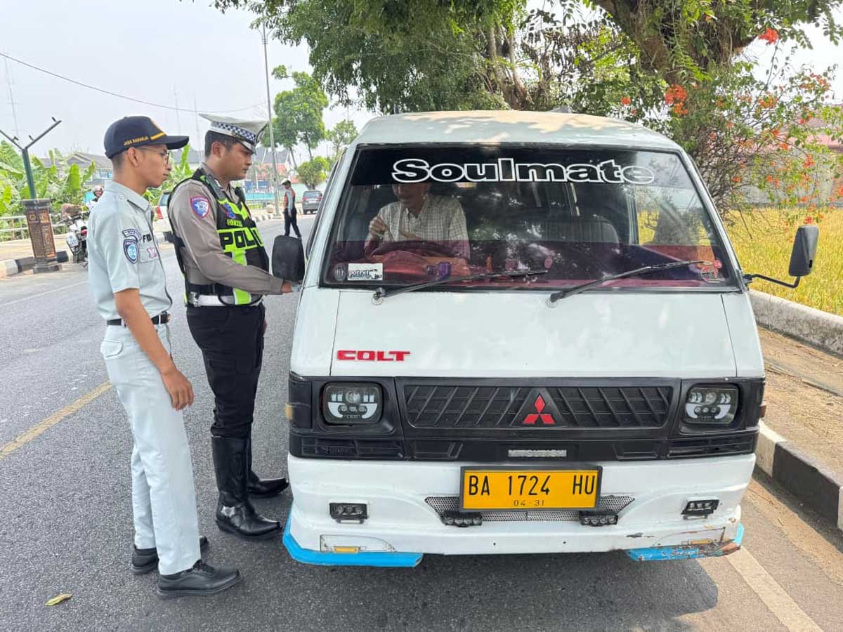 Jasa Raharja Sumbar Bersama Tim Samsat Kota Solok Gelar Operasi Gabungan