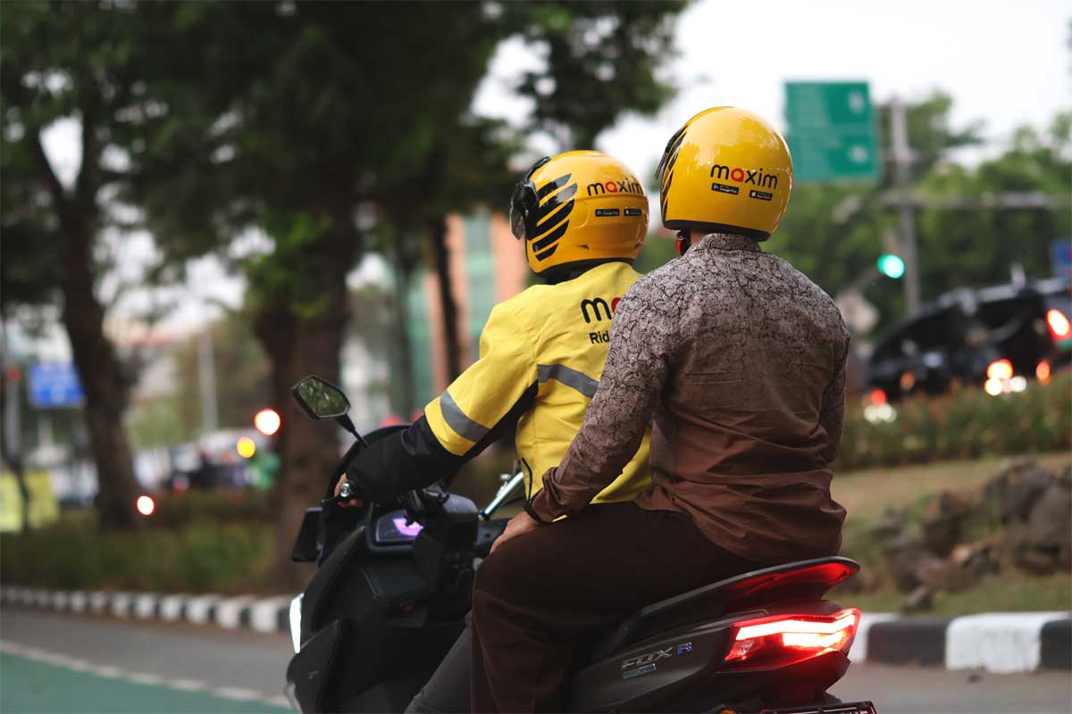 Ojek Online Maxim.