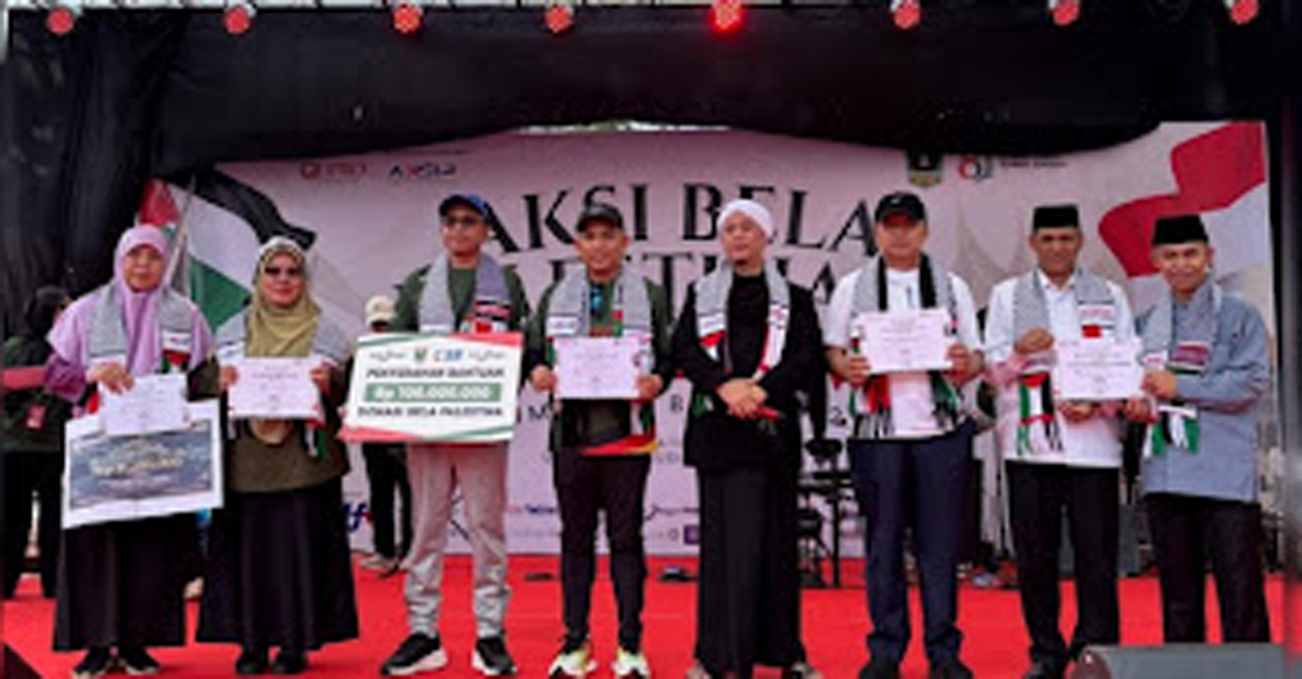 Dukungan Kemanusiaan untuk Palestina, Kemenag Sumbar Salurkan Donasi Rp158 Juta
