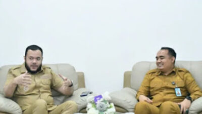 Audiensi Wali Kota Padang Fadly bersama Kepala UPTD PPD