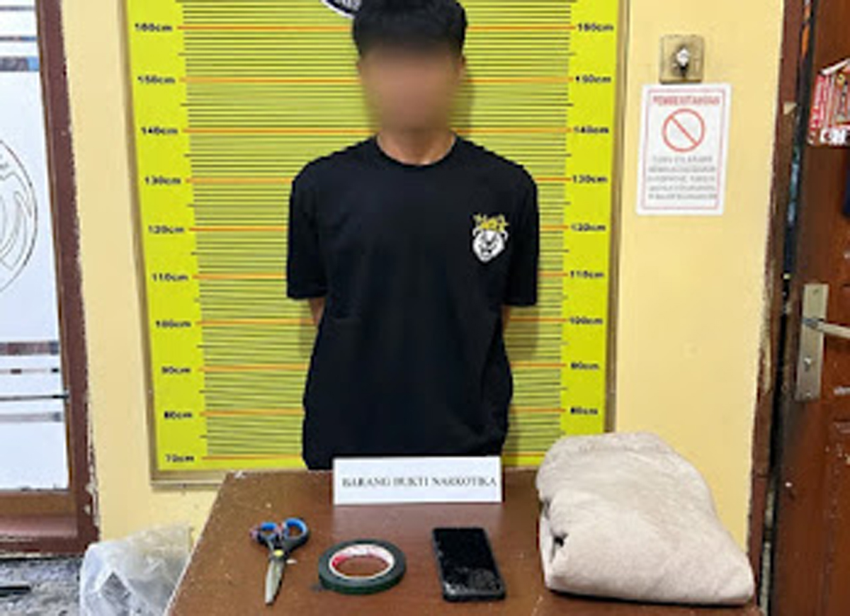 Satresnarkoba Polres Padang Panjang Tangkap Tersangka