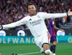 Mbappe Borong Dua Gol, Real Madrid Taklukkan Barcelona 2-1