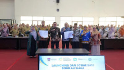 Kegiatan launching dan sosialisasi Sekolah Siaga Kependudukan (SSK).