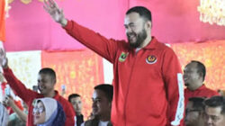 Wali Kota Padang Fadly Amran saat menghadiri pembukaan Porprov