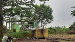 Kontiner tempat sampah terjaga kebersihan lingkungan sekitar.