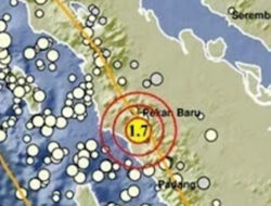 Gempa M1,7 Terjadi di Pasaman Barat