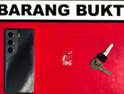 Polisi Sita Sabu, Ponsel, dan Motor di Koto Baru