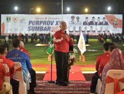 Porprov XVI Sumbar Resmi Dibuka, 8.794 Atlet Akan Bertanding di 53 Cabang Olahraga