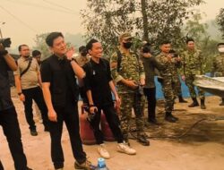 Bobon Santoso Turun Langsung ke Lokasi Karhutla Kalteng, Siapkan 6.000 Porsi Makanan dan 12 Ribu Botol Air Mineral