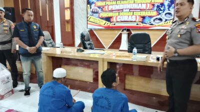 Dua Pelaku Pembunuhan dan Pencurian Dengan Kekerasan Diamankan Polres Solok Selatan