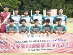 Sepakbola Pariaman Kalah Tipis 1-2 dari 50 Kota