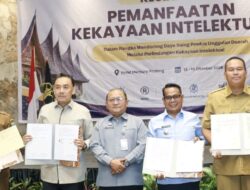 Walikota Pariaman dan Kanwil Kemenkum Sumbar Tandatangani Nota Kesepahaman Perlindungan Kekayaan Intelektual