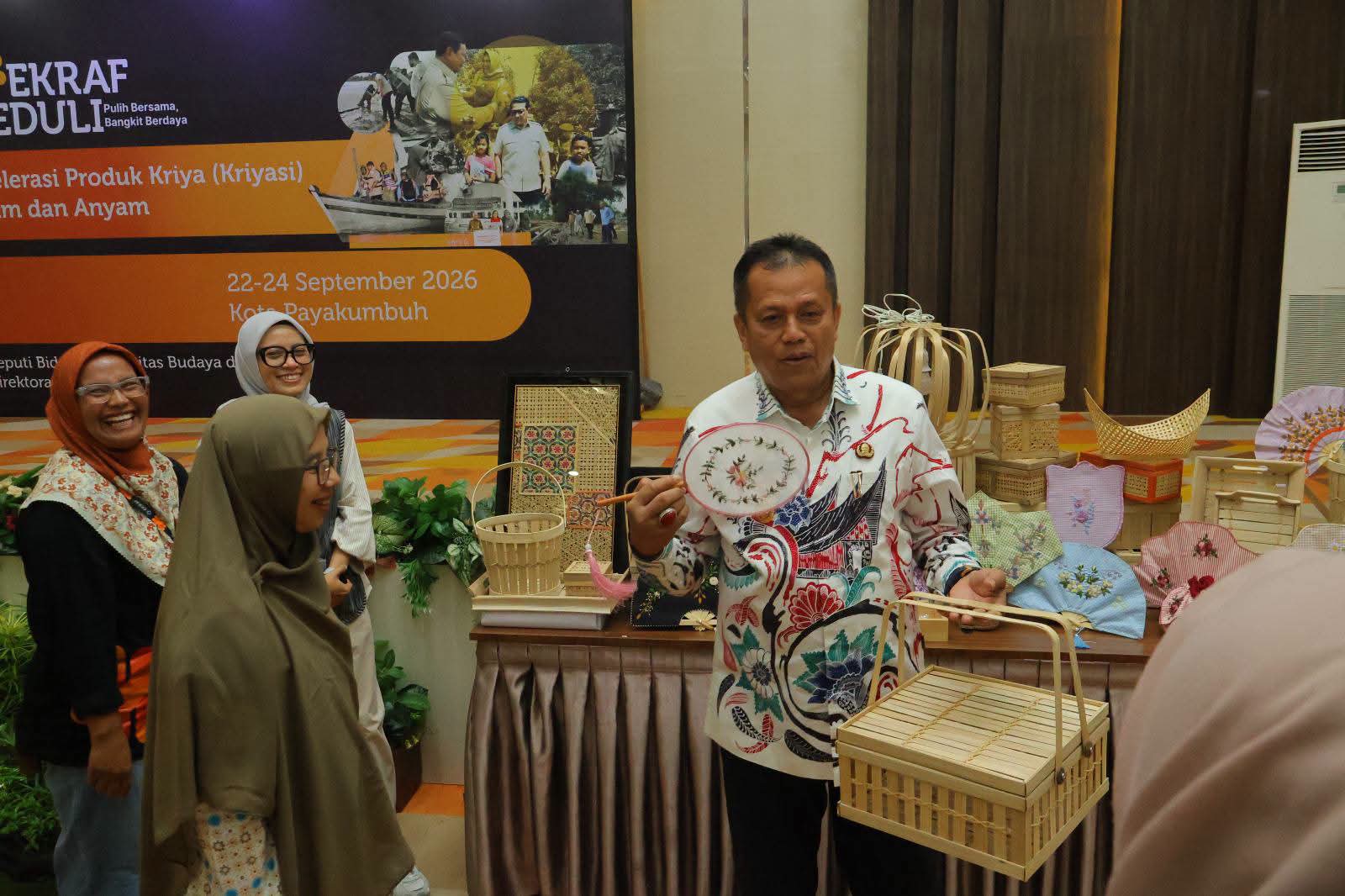 Jadi Tiga Pusat Kriyasi Nasional, Pemko Payakumbuh dan Kemenekraf Siapkan Kriya Lokal Tembus Pasar Global