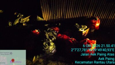 Dikatakan Sampah Berserakan di TPS Aek Paing, DLH Labuhanbatu Buka Suara