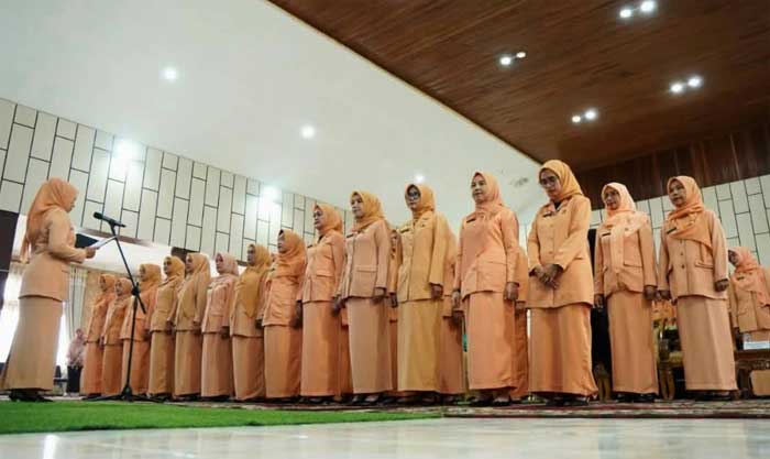 Pengurus DWP Solok Selatan dikukuhkan, Kamis (29/10/2026).