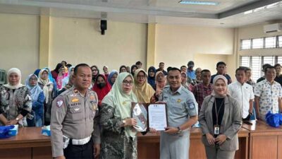 Jasa Raharja Sumbar, Polresta Padang dan RS Hermina Gelar Edukasi Keselamatan Transportasi