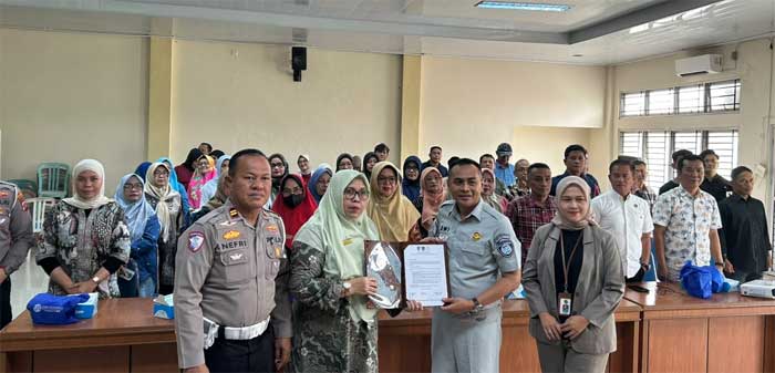 Jasa Raharja Sumbar, Polresta Padang dan RS Hermina Gelar Edukasi Keselamatan Transportasi
