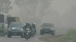Kabut asap di Solok Selatan semakin pekat, pelajar belajar di rumah.